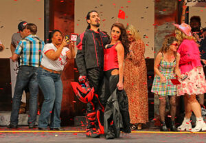 Richard Ollarsaba (Escamillo) and Marina Costa-Jackson (Carmen) in "Les voici, voici la quadrille"